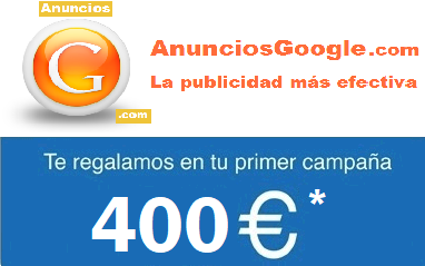 cupn de 400 en saldo Google Ads